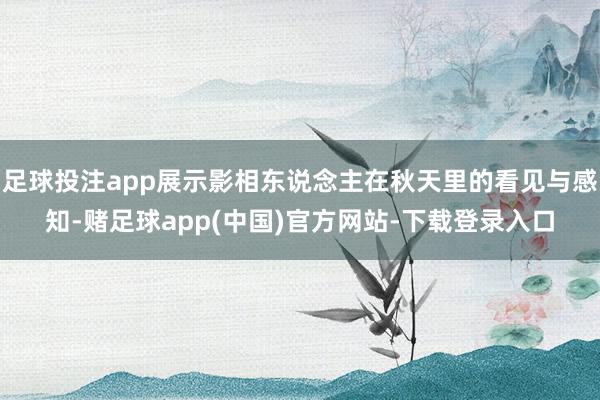 足球投注app展示影相东说念主在秋天里的看见与感知-赌足球app(中国)官方网站-下载登录入口