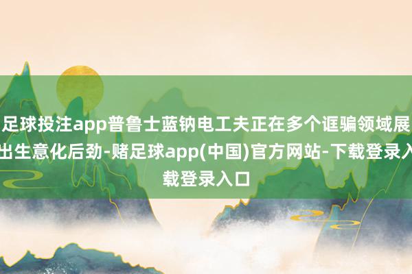 足球投注app普鲁士蓝钠电工夫正在多个诓骗领域展现出生意化后劲-赌足球app(中国)官方网站-下载登录入口