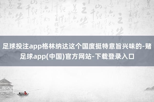 足球投注app格林纳达这个国度挺特意旨兴味的-赌足球app(中国)官方网站-下载登录入口