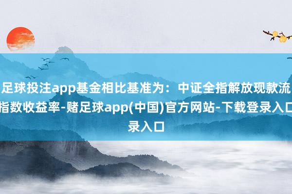 足球投注app基金相比基准为:中证全指解放现款流指数收益率-赌足球app(中国)官方网站-下载登录入口