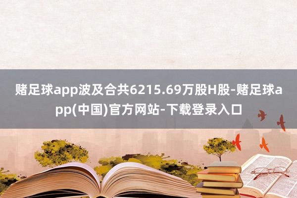 赌足球app波及合共6215.69万股H股-赌足球app(中国)官方网站-下载登录入口