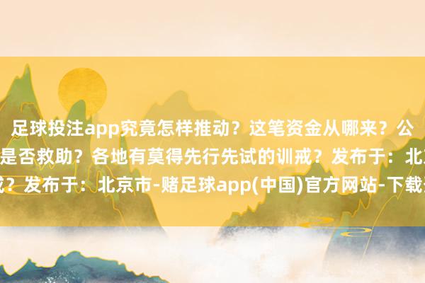 足球投注app究竟怎样推动？这笔资金从哪来？公办园和民办园享受圭臬是否救助？各地有莫得先行先试的训戒？发布于：北京市-赌足球app(中国)官方网站-下载登录入口